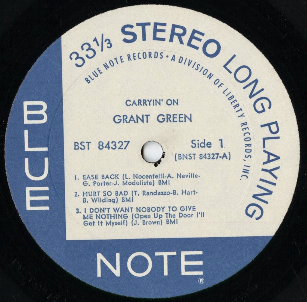 Grant Green - Carryin' On (BST 84327) 1970 US Blue Note｜中古LP