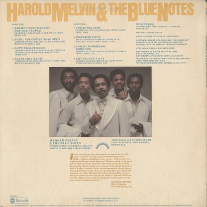 Harold Melvin & The Blue Notes / ハロルド・メルヴィン＆ザ・ブルーノーツ / Now Is The Time (AA-1041)
