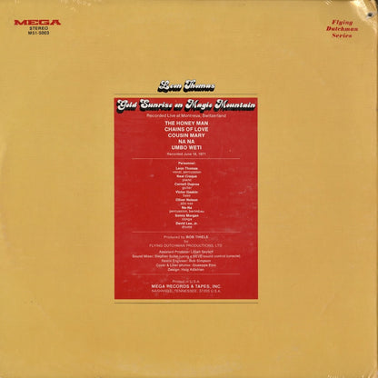 Leon Thomas / レオン・トーマス / Gold Sunrise On Magic Mountain (M51-5003)未開封シールド