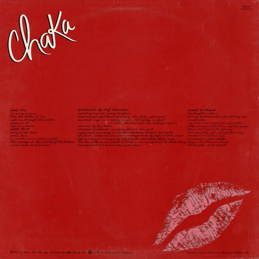Chaka Khan - Chaka (K 56560) LP 1978 UK Warner Bros｜中古LP