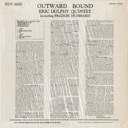 Eric Dolphy - Outward Bound (OJC-022) 1987 US New Jazz / OJC｜中古LP