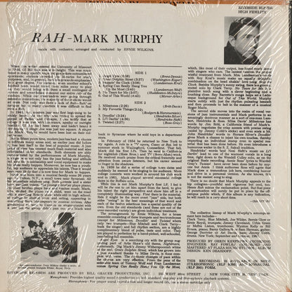 Mark Murphy / マーク・マーフィ / Rah (RLP 395) Orpheum Productions