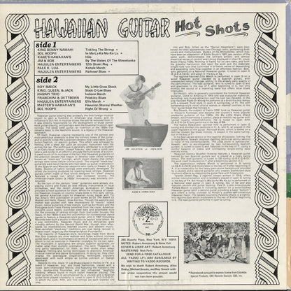 V.A. - Hawaiian Guitar Hot Shots (L-1055) LP 1970's US Yazoo｜中古LP