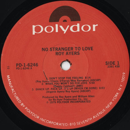 Roy Ayers / ロイ・エアーズ / No Stranger To Love (PD-1-6246)