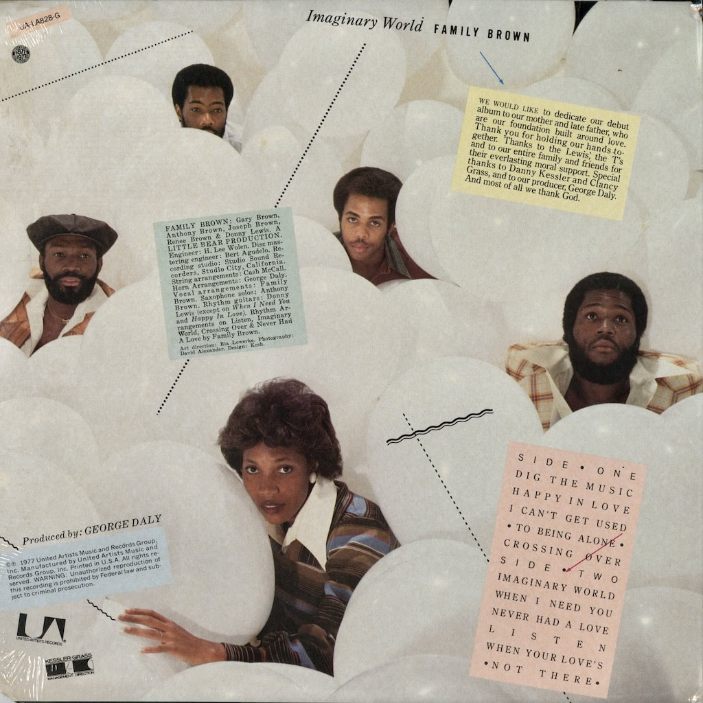 Family Brown - Imaginary World (UA-LA828-G) 1978 US United Artists｜中古LP 未開封シールド