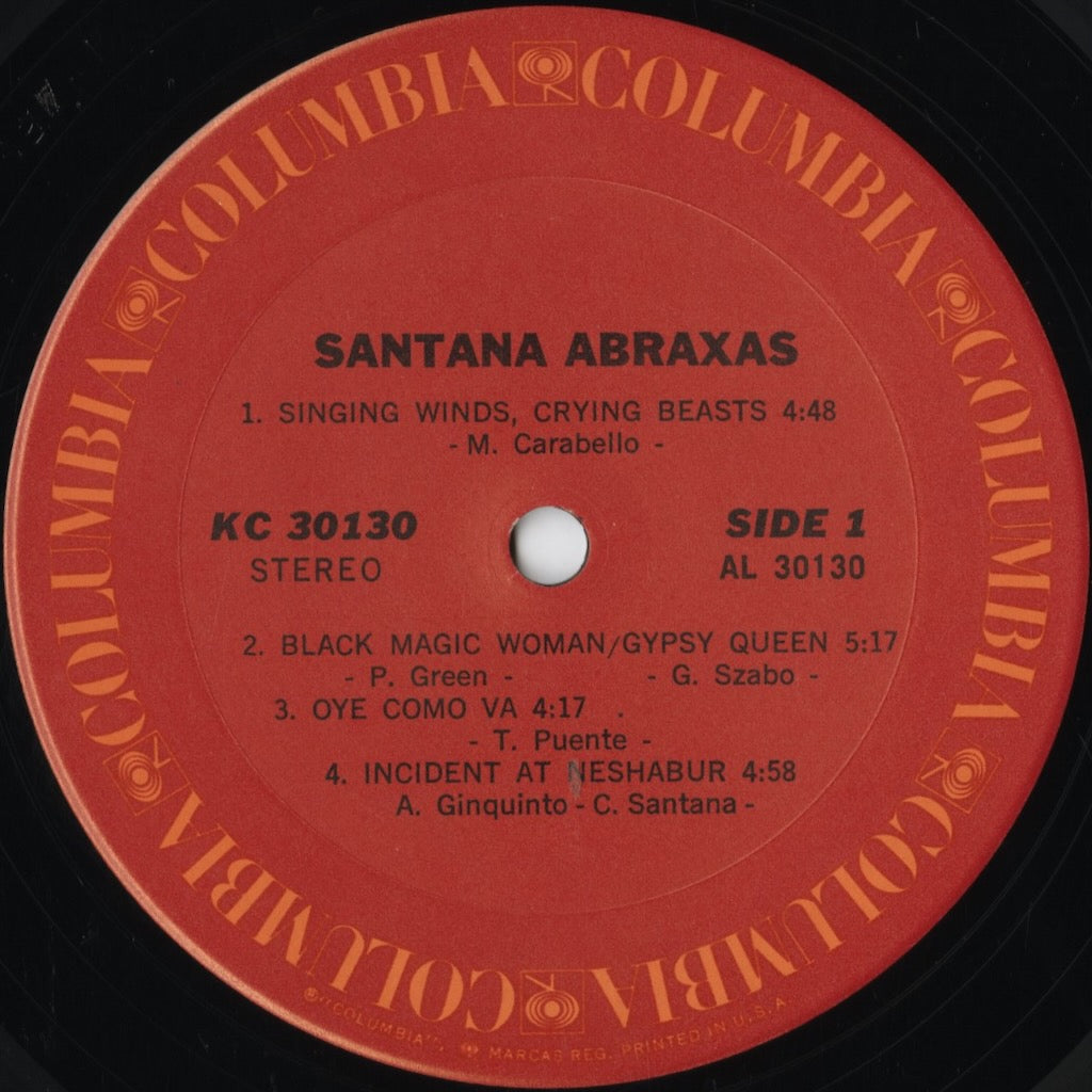 Santana – Abraxas (KC 30130) LP 1970 US Columbia | 中古LP