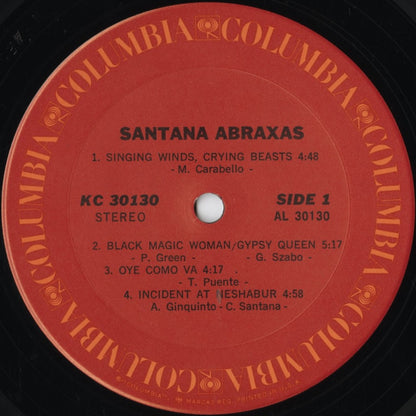 Santana – Abraxas (KC 30130) LP 1970 US Columbia | 中古LP