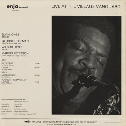Elvin Jones / エルヴィン・ジョーンズ / Live At The Village Vanguard (SMJ-6061)