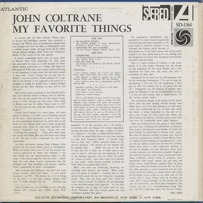 John Coltrane – My Favorite Things (SD 1361) LP 1962 US Atlantic | 中古LP