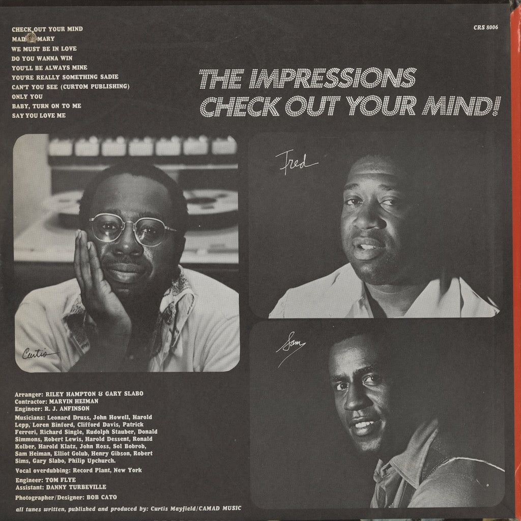 The Impressions / インプレッションズ / Check Out Your Mind! (CRS 8006)