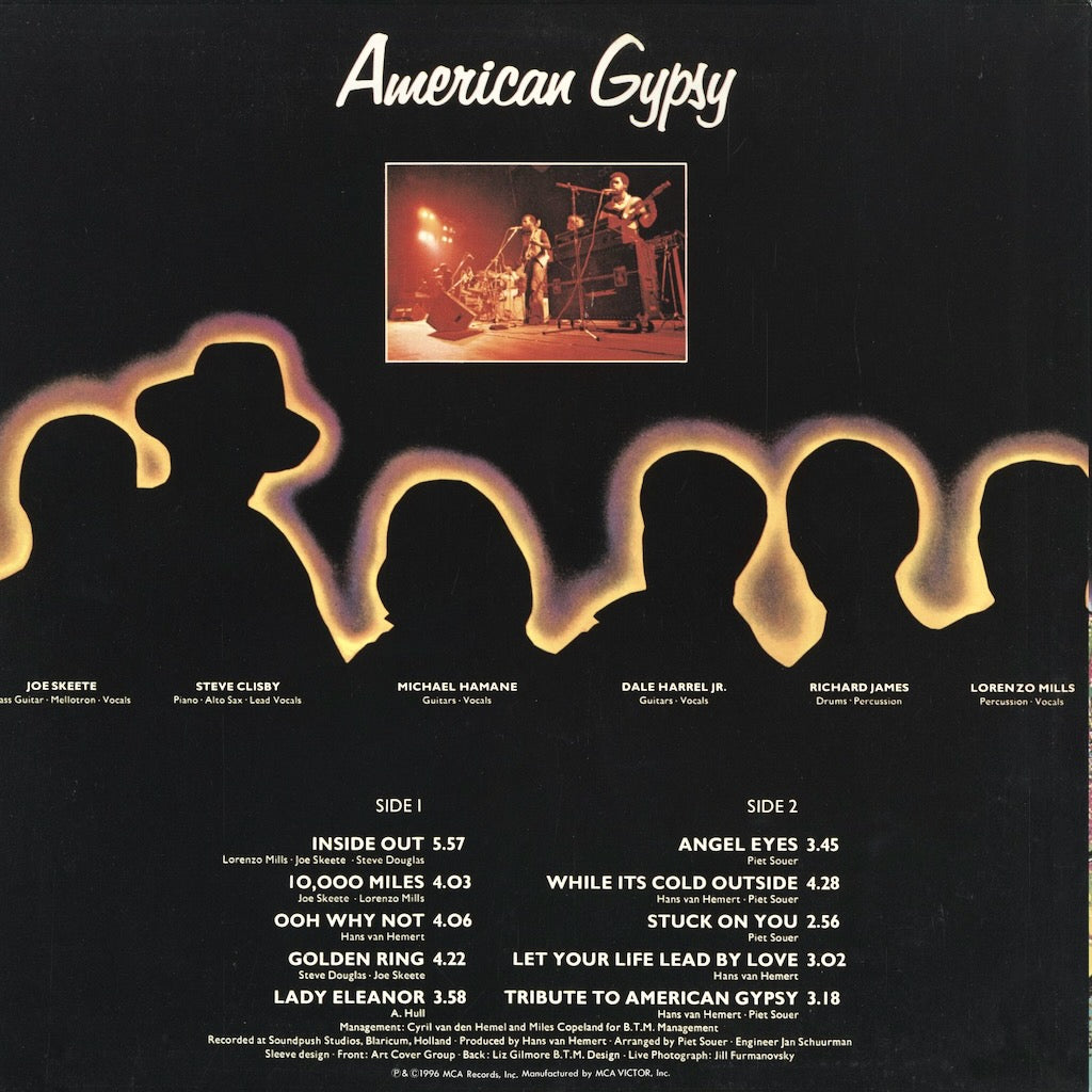 American Gypsy - American Gypsy (MSLP-5) LP 1996 JPN MCA｜中古LP
