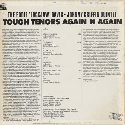 Eddie Davis, Johnny Griffin Quintet / エディ・デイヴィス, ジョニー・グリフィン / Tough Tenors Again 'N' Again (PR 7063)