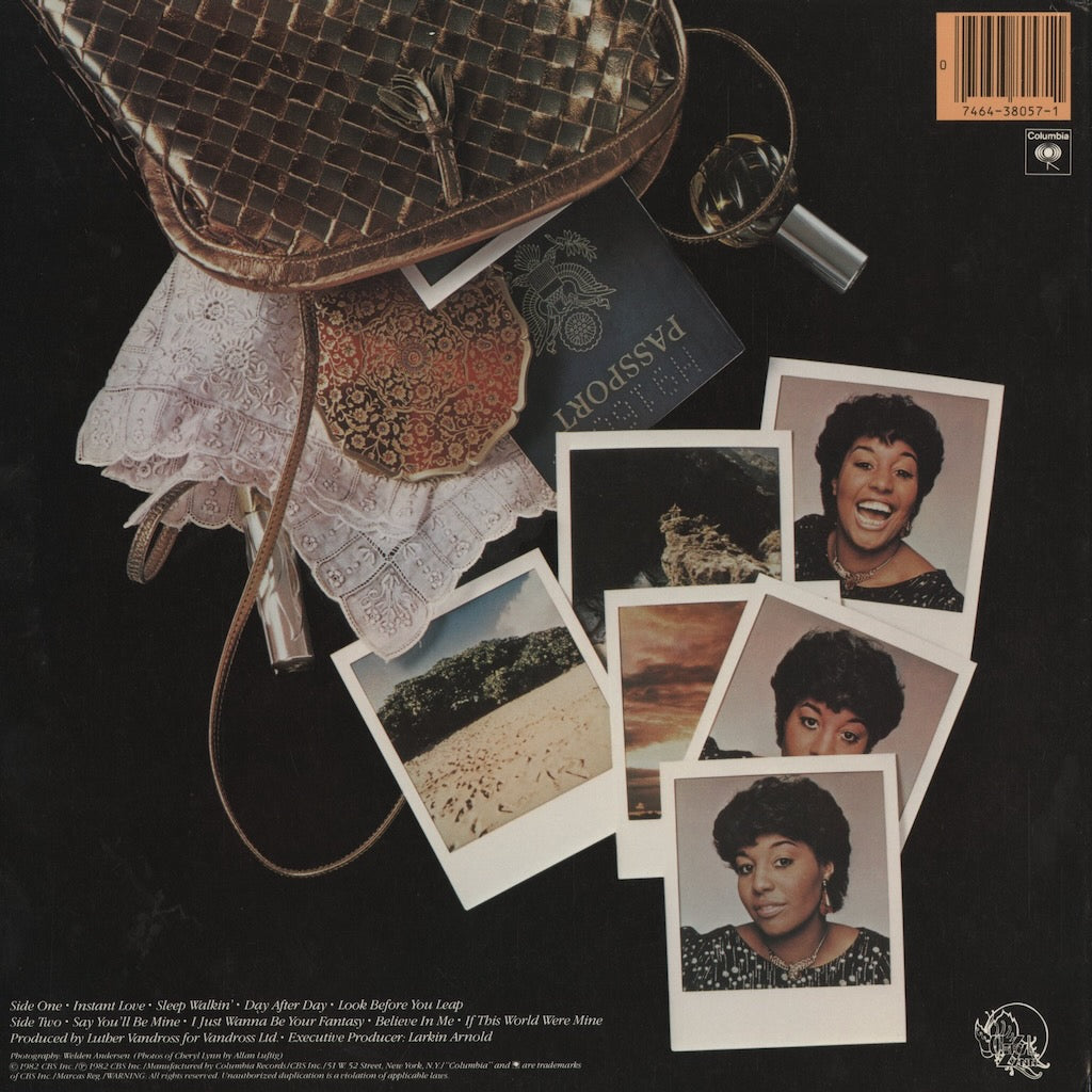 極美品 LP レア盤 Quinteto Ternura レコード Cheryl Lynn - Instant Love FC 38057 中古レコード通販｜1982 US
