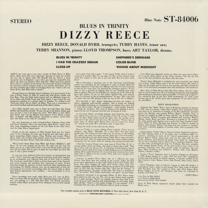 Dizzy Reece / ディジー・リース / Blues In Trinity (BN 4006)