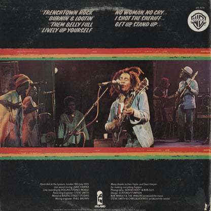 Bob Marley & The Wailers / ボブ・マーリー & ザ・ウェイラーズ / Live! (ILPS 9376)