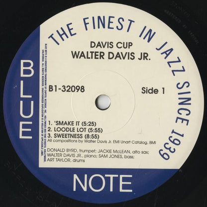 Walter Davis JR. / ウォルター・デイヴィス・ジュニア / Davis Cup (B1 7243 8 32098 1 1)