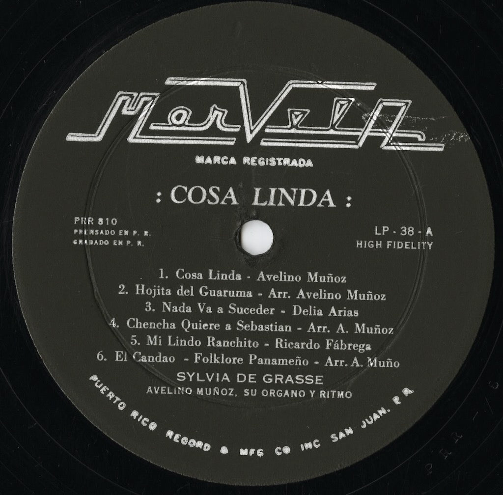 Sylvia De Grasse / シルヴィア・デ・グラッセ / Cosa Linda (LP-38)