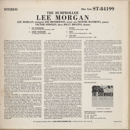 Lee Morgan / リー・モーガン / The Rumproller (BST 84199)