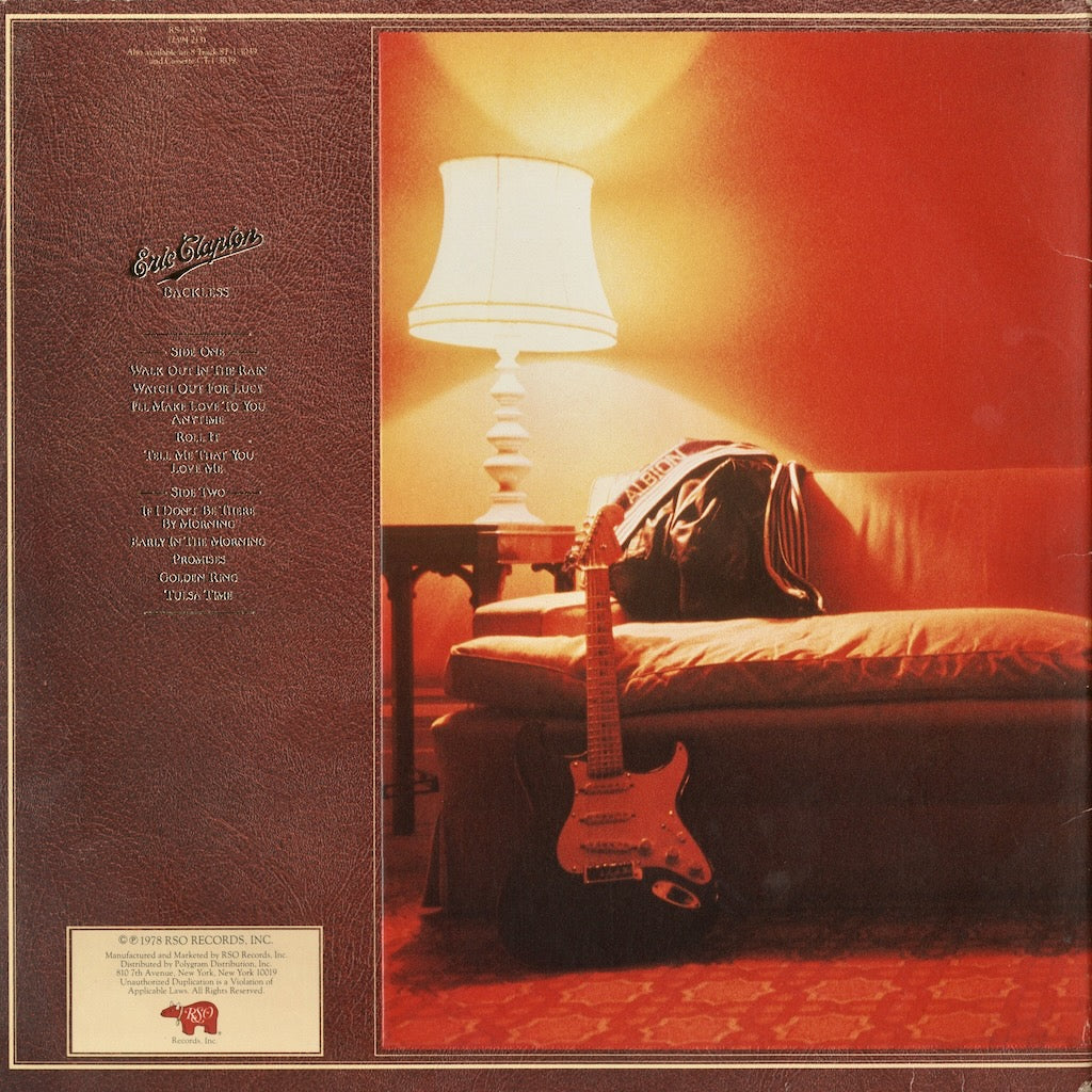 Eric Clapton / エリック・クラプトン / Backless (RS-1-3039)