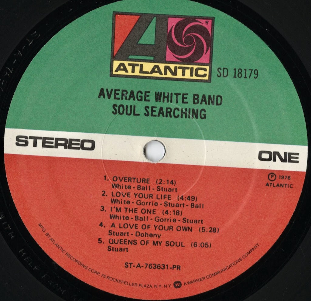 Average White Band / アヴェレージ・ホワイト・バンド / Soul Searching (SD 18179)