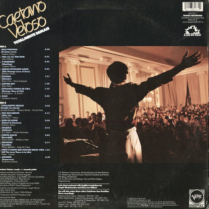 Caetano Veloso - Totalmente Demais (833 237-1) 1987 US Verve｜中古LP