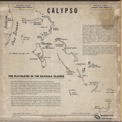 The Playmates – Calypso With The Playmates (R-25001) LP 1957 US Rouletteオリジナル盤