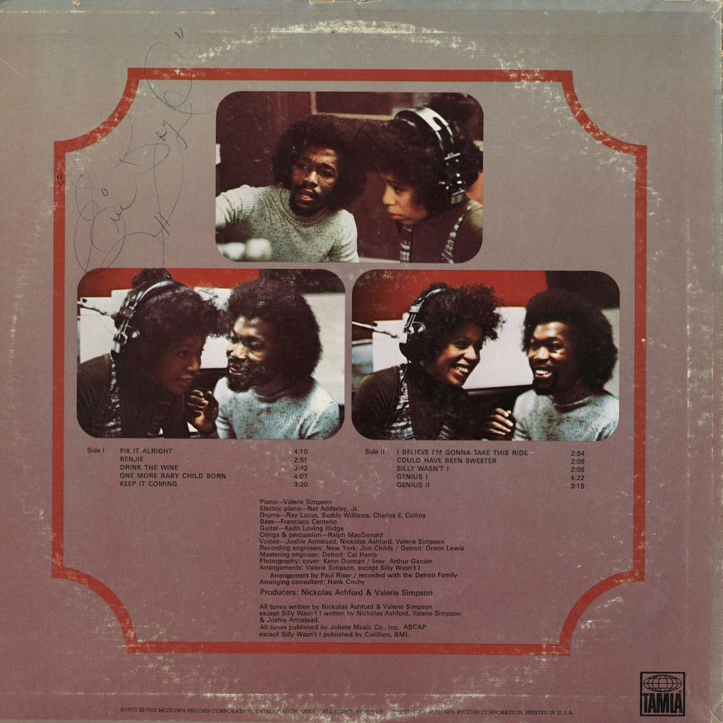 T317L Valerie Simpson 中古レコード通販 | 1972 US Tamla オリジナル