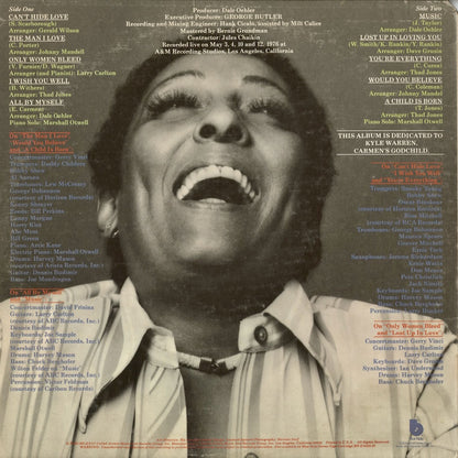 Carmen McRae - Can't Hide Love (BN-LA635-G) LP 1976 US Blue Note｜中古LP