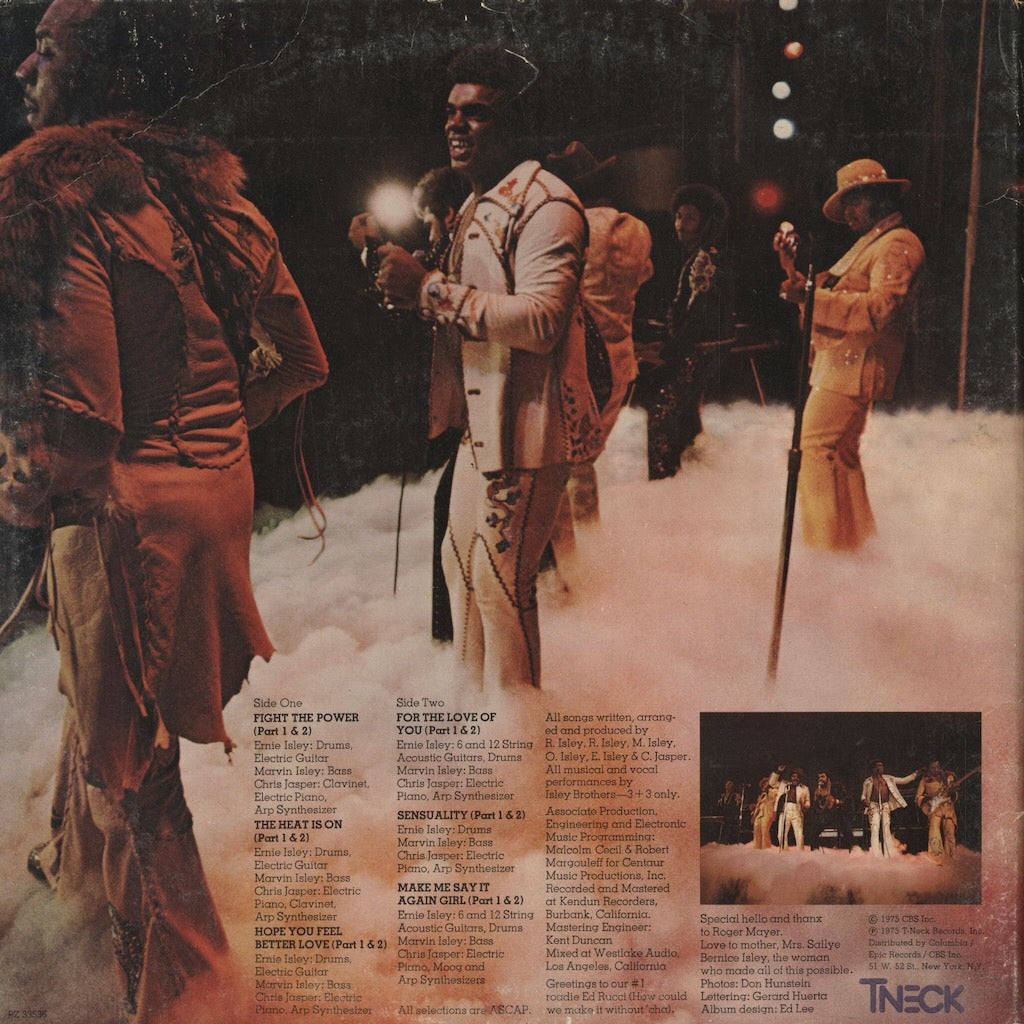 The Isley Brothers - The Heat Is On (PZ 33536) LP 1975 US T-Neck｜中古LP