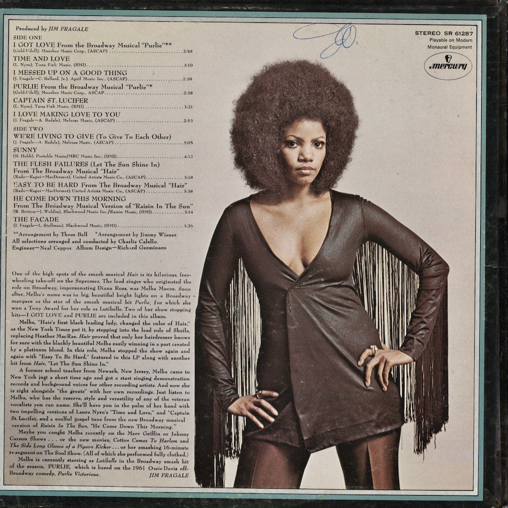 Melba Moore - I Got Love (SR 61287) LP 1970 US Mercury｜中古LP