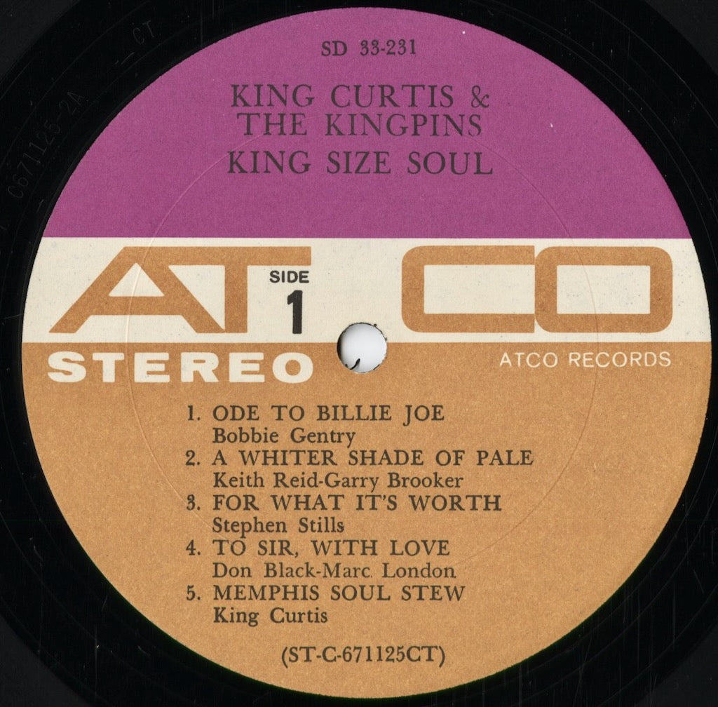 King Curtis - King Size Soul (SD 33-231) 1967 US Atco｜中古LP