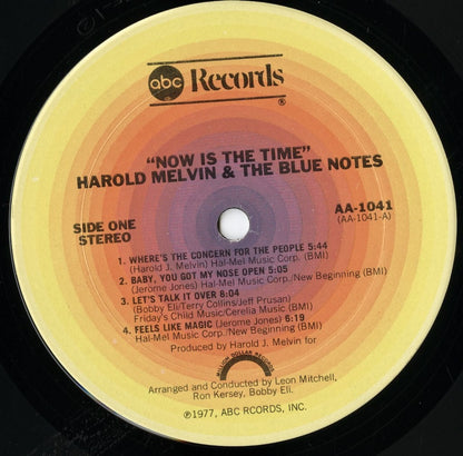 Harold Melvin & The Blue Notes / ハロルド・メルヴィン＆ザ・ブルーノーツ / Now Is The Time (AA-1041)