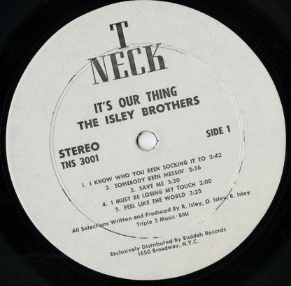 The Isley Brothers / アイズレー・ブラザーズ / It's Our Thing (TNS 3001)