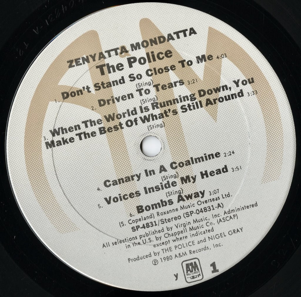 Police / ポリス / Zenyatta Mondatta (SP-4831)