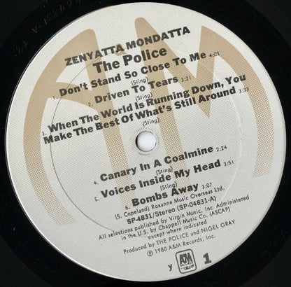 Police / ポリス / Zenyatta Mondatta (SP-4831)