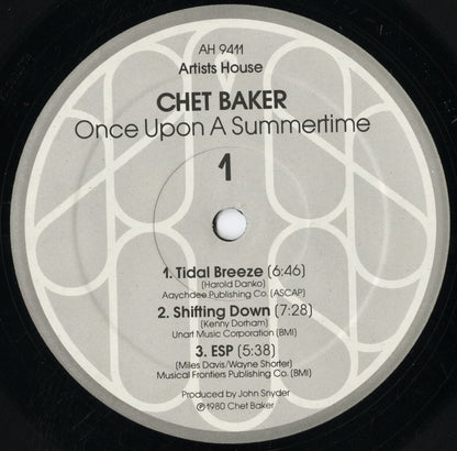 Chet Baker - Once Upon A Summertime (AH9411) 1980 US Artists House｜中古LP