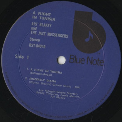 Art Blakey / アート・ブレイキー＆ジャズ・メッセンジャーズ / A Night In Tunisia (BST 84049)