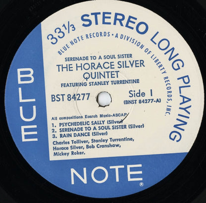 Horace Silver / ホレス・シルヴァー / Serenade To A Soul Sister (BST 84277)