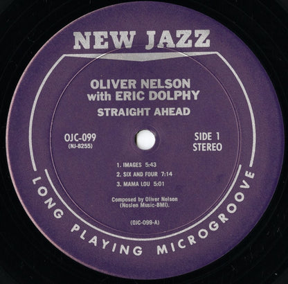 Oliver Nelson - Straight Ahead (OJC-099) LP 1984 US New Jazz / Original Jazz Classics｜中古LP