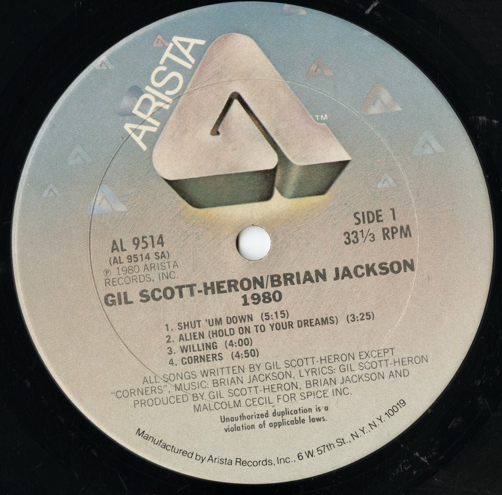 Gil Scott Heron / ギル・スコット・ヘロン / 1980 (AL 9514)