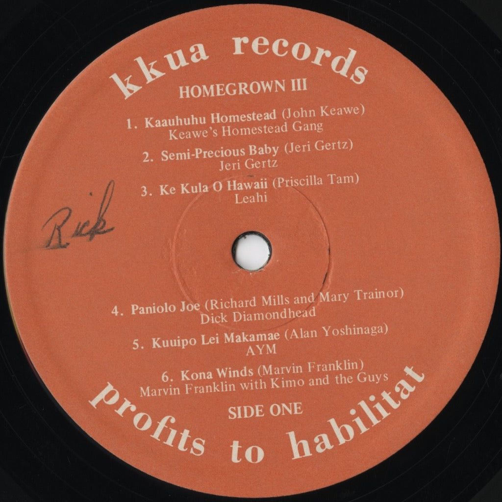 V.A./ Home Grown / 3 : Jeri Gertz, Leahi, AYM etc