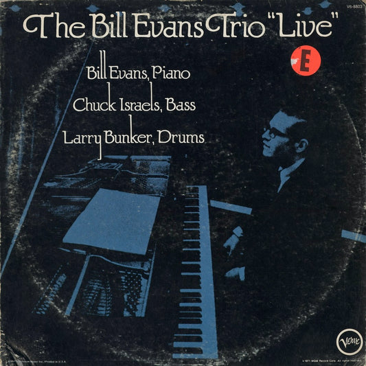 Bill Evans Trio - Live (V6-8803) 1971 US Verve｜中古LP