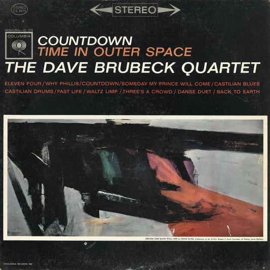 Dave Brubeck - Countdown Time In Outer Space (CS 8575) 1963 US Columbia｜中古LP