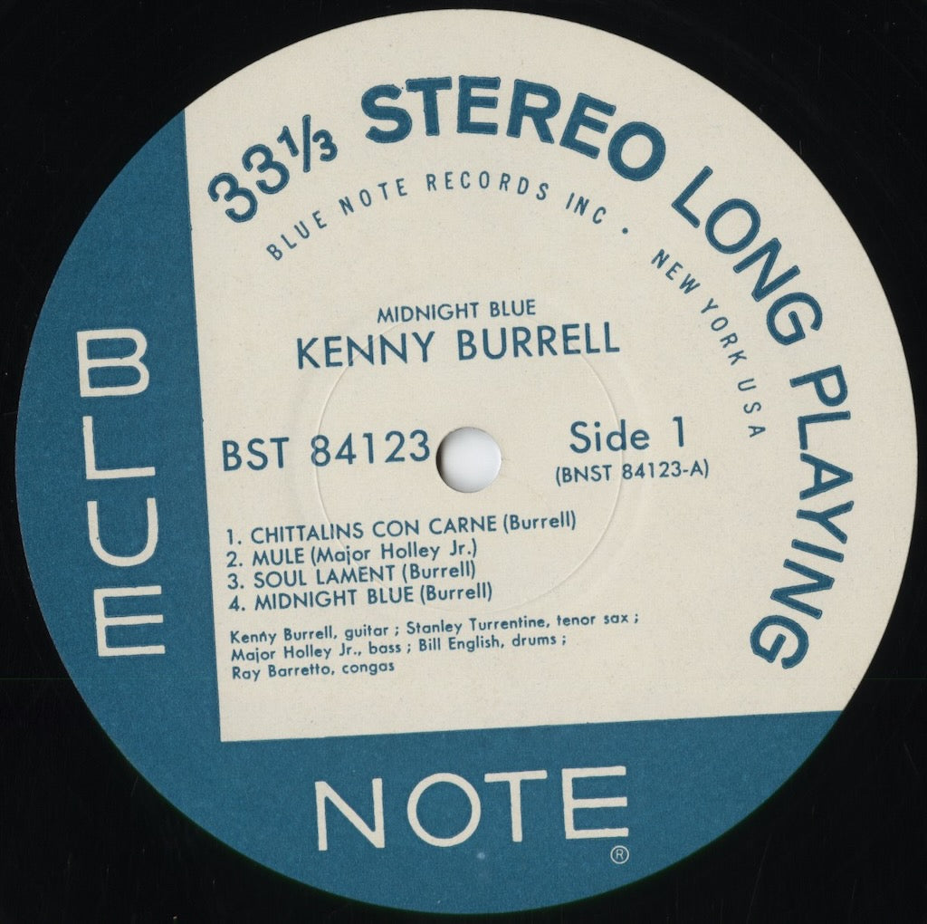 Kenny Burrell - Midnight Blue (BST 84123) 1983 JPN Blue Note｜中古LP