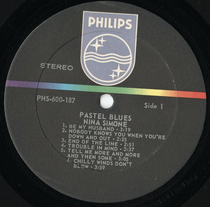Nina Simone - Pastel Blues (PHS 600-187) LP 1966 US Philips｜中古LP