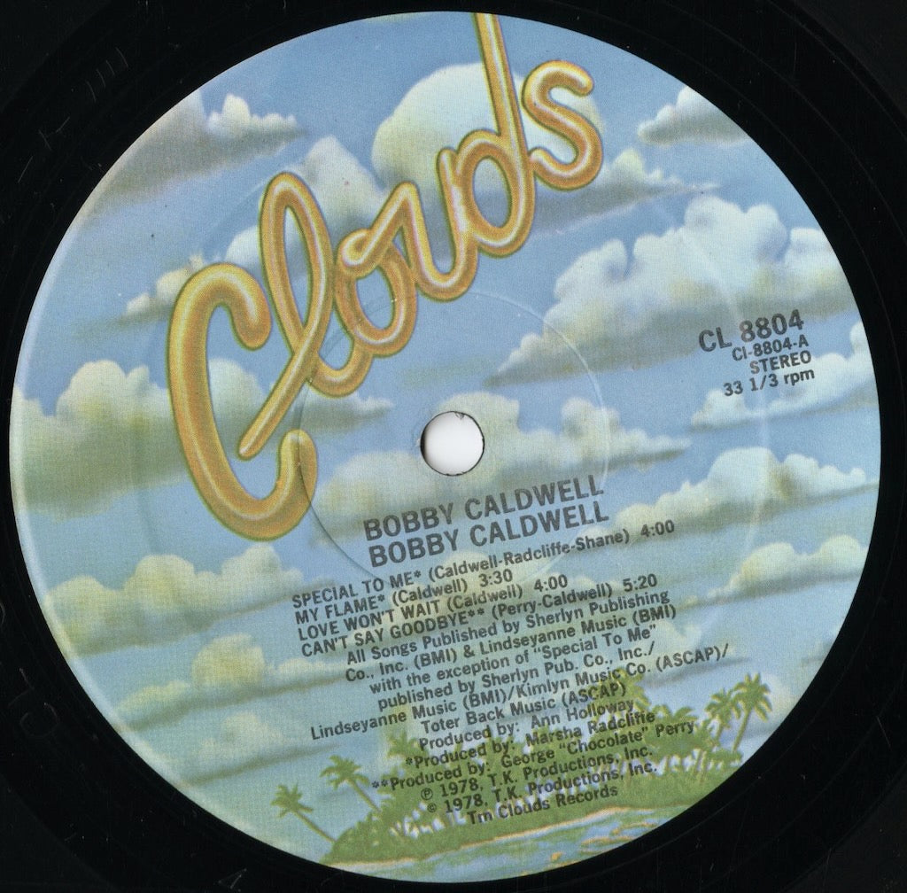 Bobby Caldwell - S.T. (CL 8804) LP 1978 US TK Records / Clouds｜中古LP