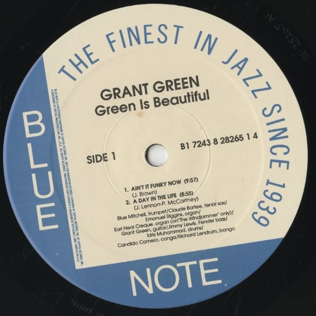 Grant Green / グラント・グリーン / Green Is Beautiful (B1 7243 8 28265 1 4)