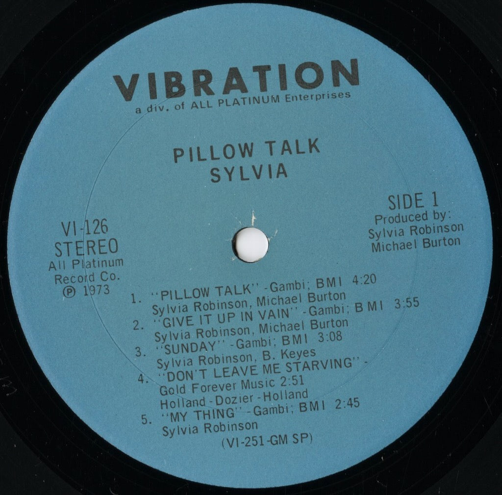 Sylvia – Pillow Talk (VI 126) LP 1973 US Vibration Records | 中古LP