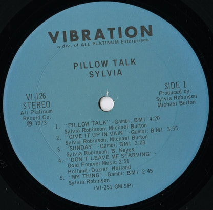 Sylvia – Pillow Talk (VI 126) LP 1973 US Vibration Records | 中古LP