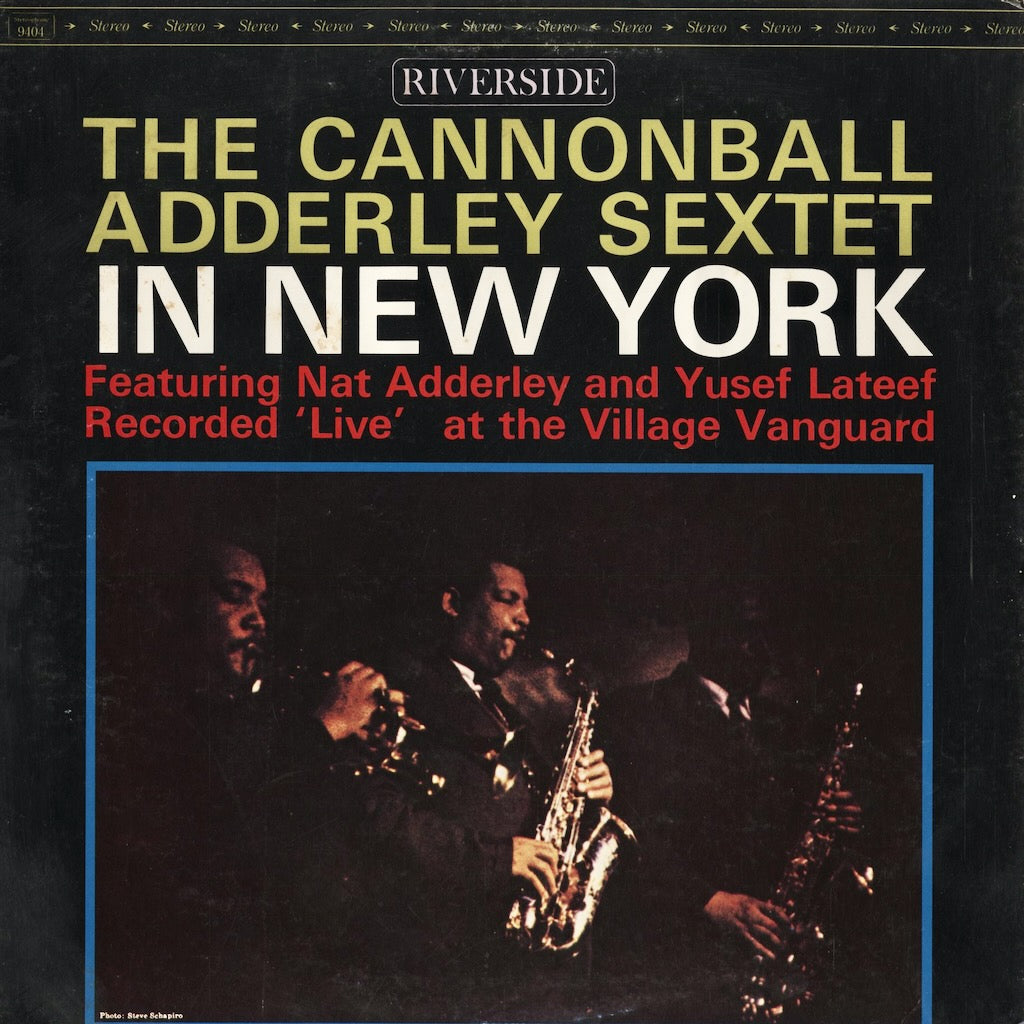 Cannonball Adderley - In New York (SMJ-6108) 1975 JPN Riverside - Victor｜中古LP